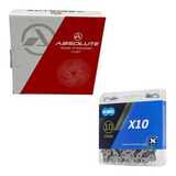 Cassete 10v Absolute 11/46 Corrente Kmc X10 20v Serv Shimano