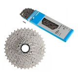 Cassete Shimano Hg50 11/36 + Corrente Hg54 116 Elos 10v