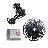 Cassete Sram Nx Eagle 12v +corrente + Cambio Traseiro C/nf