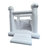 Castelo Pula Pula Branco Brinquedo Inflável De Luxo