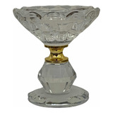 Castiçal De Cristal Vidro Modelo Flor Enfeite Porta Vela N2