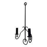 Castiçal Parede Suporte Porta Vela Decorativo Candelabro