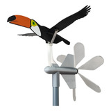 Cata-vento Moinho De Vento Tucano Jardim Telhado Ar Livre