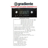 Catálogo / Folder: Amplificador Gradiente Model