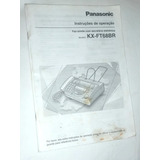 Catálogo Manual Instruções Fax Panasonic Kx-ft68br