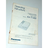 Catálogo Manual Secretária Eletrônica Panasonic Kx T1450