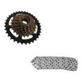Catraca Roda Livre Mega Range Evolo 7v + Corrente Index