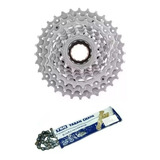 Catraca Roda Livre Shiftech 8v 13/32d Rosca + Corrente Index