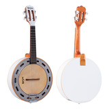 Cavaco Banjo Branco Rozini Studio Elétrico - Rj11elb