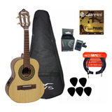 Cavaco Giannini Eletrico Cs1 Cedro Ns + Kit