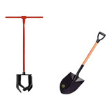 Cavadeira Trado 12'' Ramada + Pá De Bico Tramontina