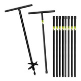 Cavadeira Trado 8 Polegada (20cm) 2+ Braços + 9 Extensão 1m 
