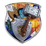 Cavaleiro Medieval Brinquedo Kit Escudo +