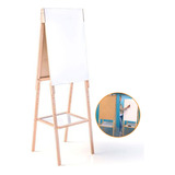 Cavalete Flip Chart 87x56cm Lousa Branca 2 Em 1 Compact Line