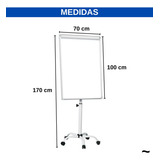 Cavalete Flip Stalo Chart C/ Rodas Stalo