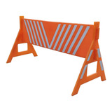 Cavalete Plástico Desmontável Refletivo Largo Pvc