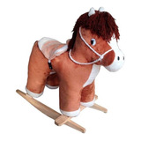 Cavalinho De Balanço Montar Pelúcia Brinquedo Montaria 