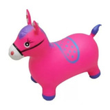 Cavalinho Upa Upa Brinquedo Pula Musical Inmetro Cor Rosa