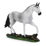 Cavalo Marchador C/ Base Escultura Enfeite