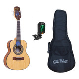  Cavaquinho Elétrico Caixa Larga Rozini + Afinador + Capa