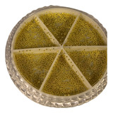 Caviar Micro Dourado Decoração Unhas Nail