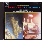 Cd - Bill Conti - The Right Stuff & North And South Trilhas