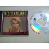 Cd . Marilyn Monroe - I Wanna Be Loved By You - Rock Pop Int
