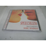 Cd - Speechless - Marc Shaiman