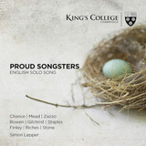 Cd: Proud Songsters: Canção Solo Inglesa