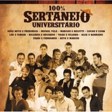 Cd 100% Sertanejo Universitário - M
