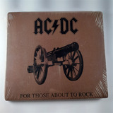 Cd Acdc - For Those About To Rock Lacrado