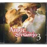 Cd Amor Sertanejo 3 - P