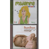 Cd Baby Massage + Cd Madonna Para Bebês - Musicas Para Ninar