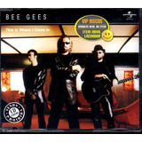 Cd Bee Gees This Is Where I Came In Single 2 Versões Lacrado