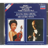 Cd Berg Bartok Violin Concertos Kyung Wha Chung Georg Solti
