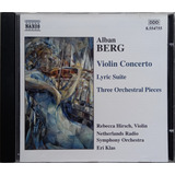 Cd Berg Violin Concerto & Lyric
