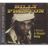 Cd Billy Preston - I Wrote A Simple Song