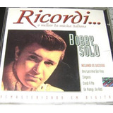 Cd Bobby Solo - Ricordi - O Melhor Da Musica Italiana