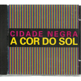 Cd Cidade Negra - Single: A Cor Do Sol - 2000 - 2 Versões