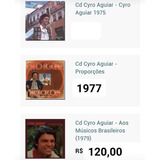 Cd Cyro Aguiar - Discobertas (3 Cds) Anos 70 Novos Lacrados