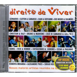 Cd Direito De Viver Com Zezé Di Camargo Leonardo - Lacrado