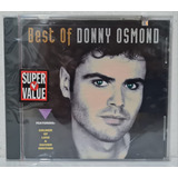 Cd Donny Osmond - Best Of ( Lacrado )