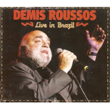 Cd Duplo Demis Roussos - Live In Brazil - Novo***