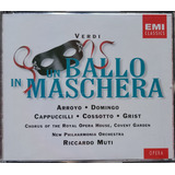 Cd Duplo Verdi Un Ballo In Maschera Placido Domingo