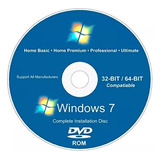 Cd Dvd Formatação Windows 7+pacote De