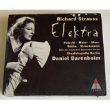 Cd Elektra - Richard Strauss Daniel Barenboim Box 2 Cds Imp.