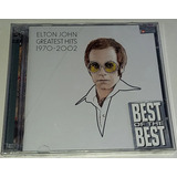 Cd Elton John - Greatest Hits 1970-2002 - Duplo