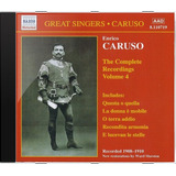 Cd Enrico Caruso The Complete Recordings Volu Novo Lacr Or04