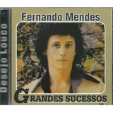 Cd Fernando Mendes Grandes Sucessos - Original Lacrad