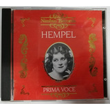 Cd Frieda Hempel - Prima Voce